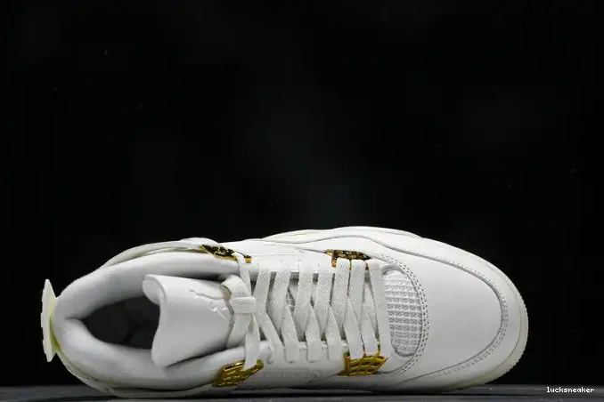 Reps LUCY Gold Jordan 4 Retro AQ9129-170 Metallic 0622